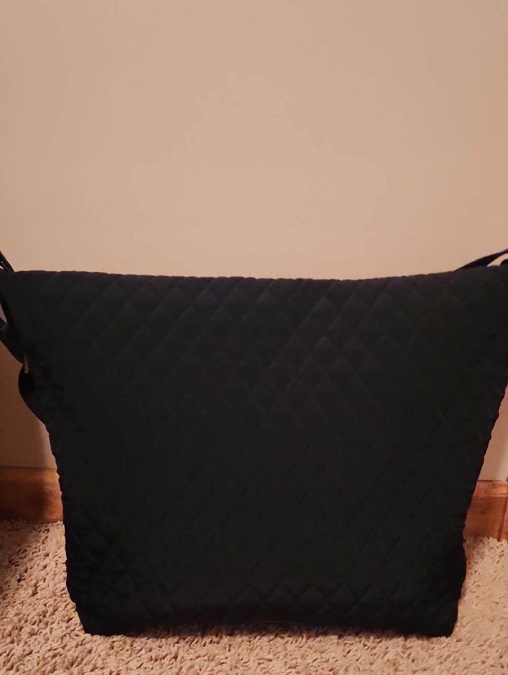 Vera Bradley Quilted Black Tote Bag - Women's Shoulder Bag